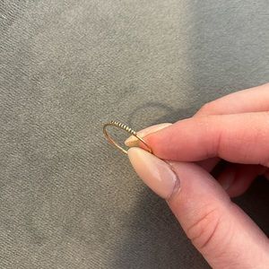 Kendra Scott Mila 14k Yellow Gold Band Ring in Black Diamond